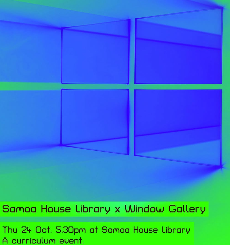 Window x Samoa House Library: Curriculum